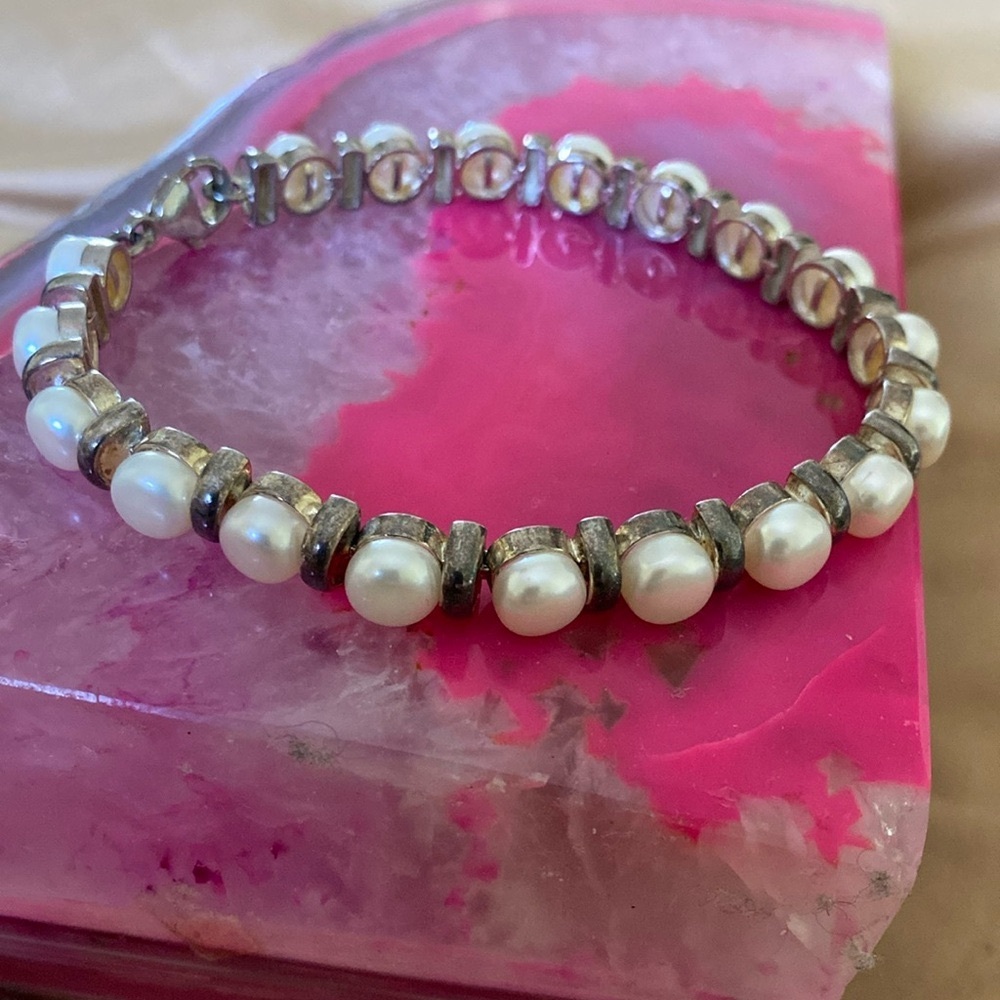 Fresh Water Pearl Lobster Clasp Bracelet